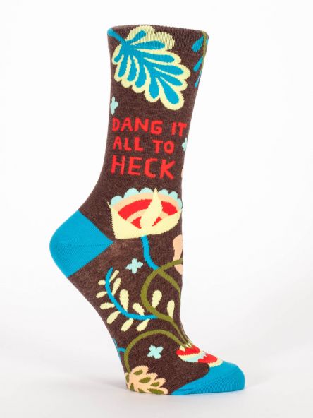 Women's Crew Sock - DANG IT ALL TO HECK