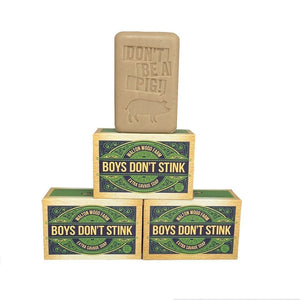 Boys Don't Stink Bar Soap