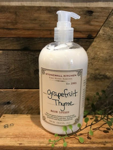 Stonewall Kitchen Hand Lotion - Grapefruit Thyme