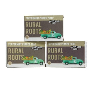 Rural Roots Peppermint Pumice Bar Soap