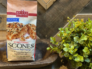 Sticky Fingers Bakery - Everything (authentic bagel toppings) Scone