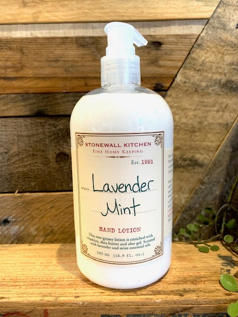 Stonewall Kitchen Hand Lotion - Lavender Mint